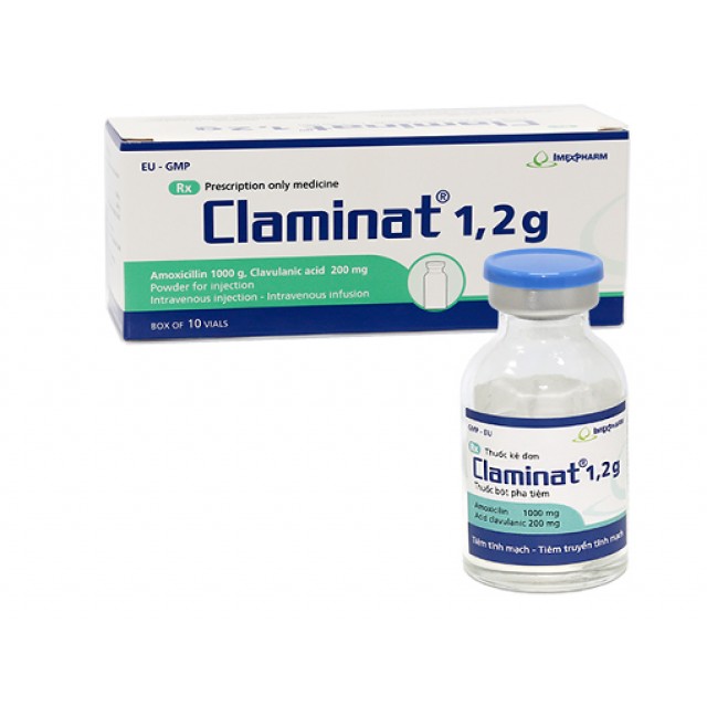 Claminat 1,2 g H/10 lọ