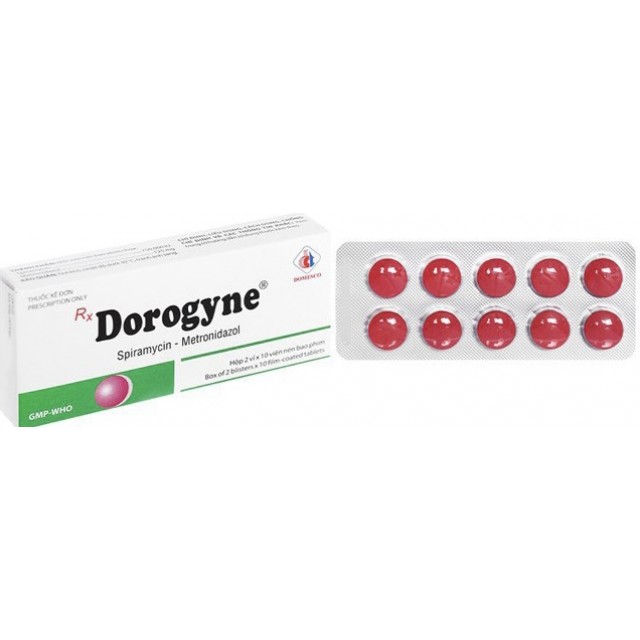 Dorogyne H/20 viên ( kháng sinh chuyên biệt nhiễm khuẩn răng miệng)