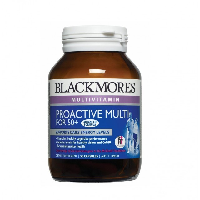 BLACK MORES PROACTIVE MULTI FOR 50+