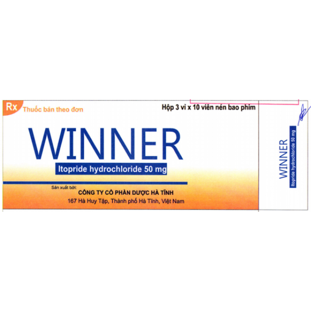 Winner 50 mg H/30 viên ( kháng viêm, chống nôn)