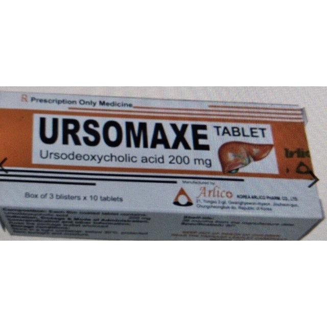 Ursomaxe 200 mg H/30 viên ( thuốc gan)