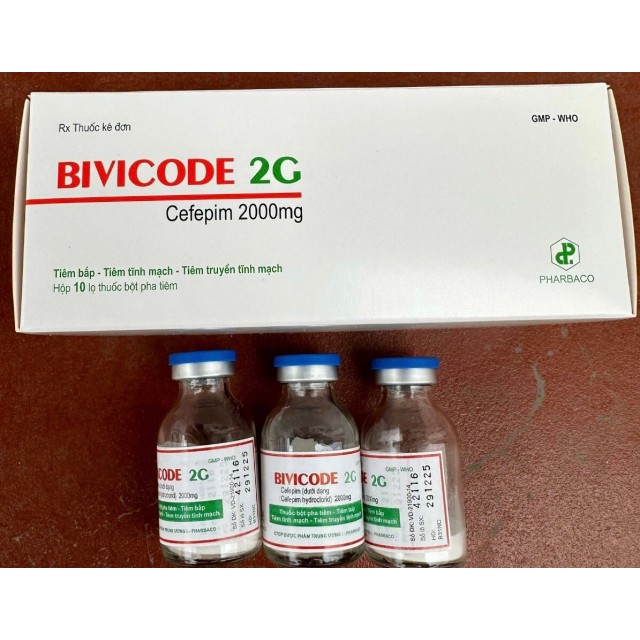Bivicode 2g ( Cefepim 2g IM/IV) H/10 lọ 