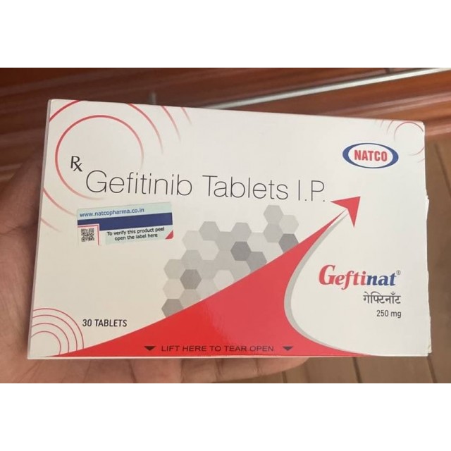Geftinat 250mg ( Gefitinib 250 mg) Ấn Độ H/30 viên