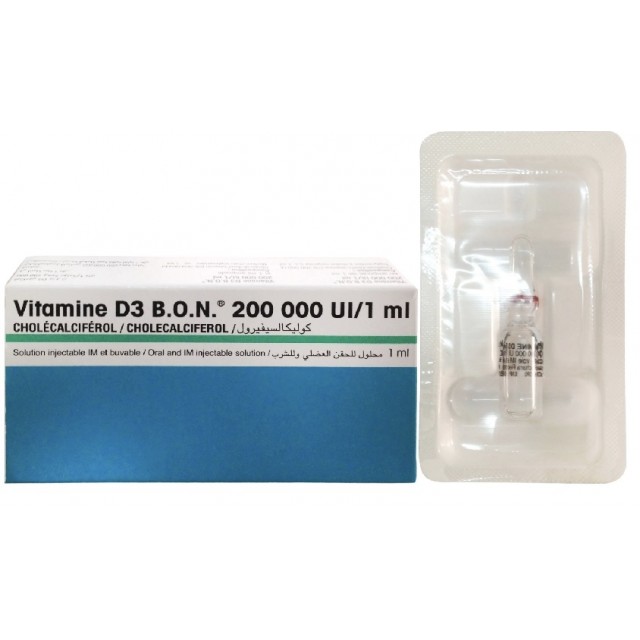 Vitamin D3 B.O.N 200.000 IU/ml H/1 ống 1ml