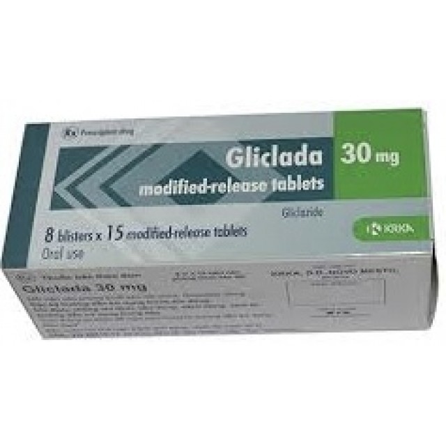 Gliclada 30mg (Gliclazide 30mg) H/120 viên (Ðái tháo đường týp 2)