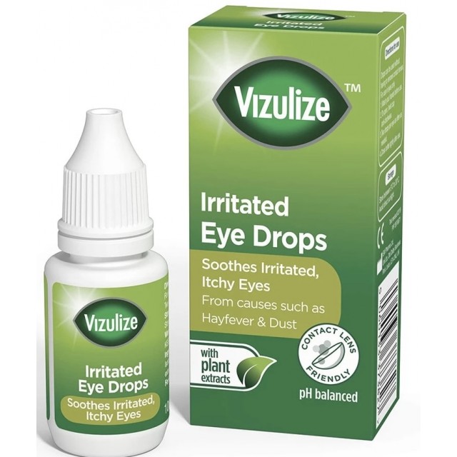 Vizulize Irritated Eye Drops H/10 ml (Giảm ngứa & kích ứng mắt)