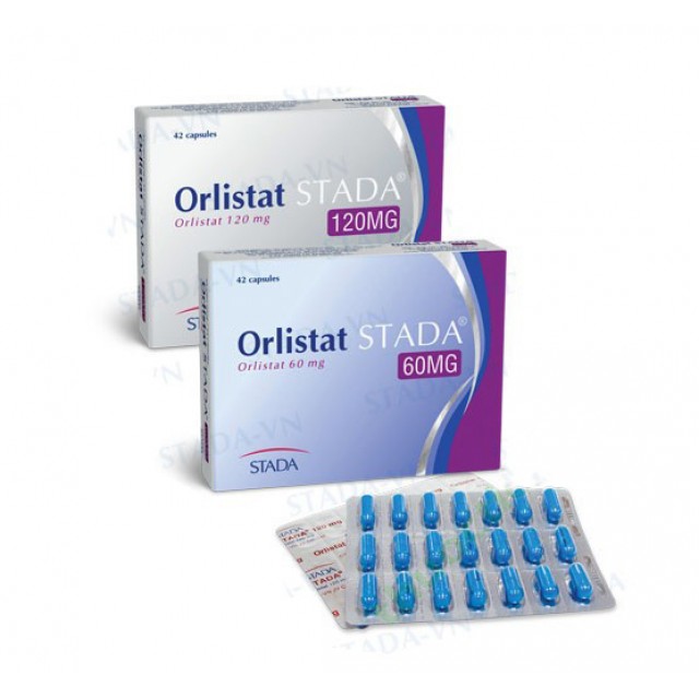 Thuốc trị béo phì Orlistat Stada 120 mg H/ 42 viên