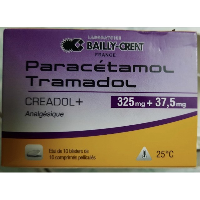 Paracetamol /Tramadol 325 mg/37,5mg H/30 viên