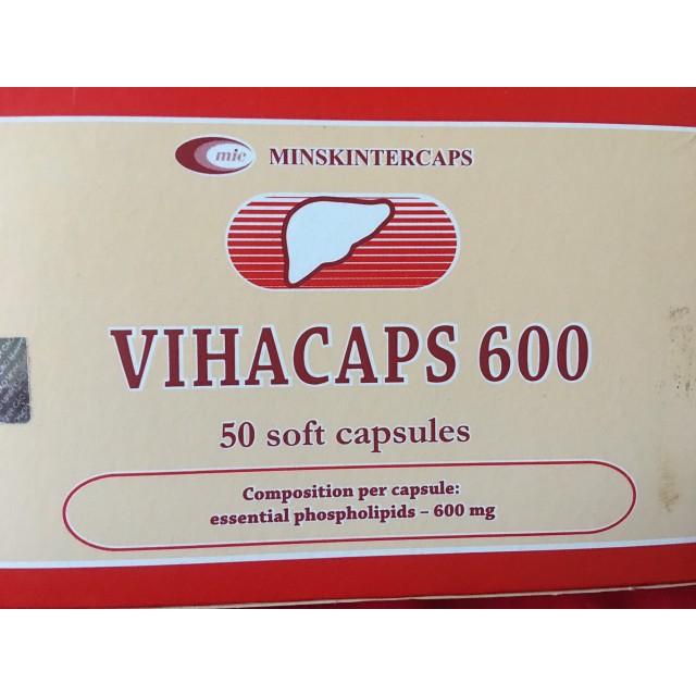 Vihacaps 600 H/50 viên  (hỗ trợ trị các bệnh lý về gan)