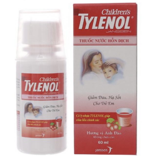 Tylenol chai 60ml Siro giảm đau, hạ sốt 