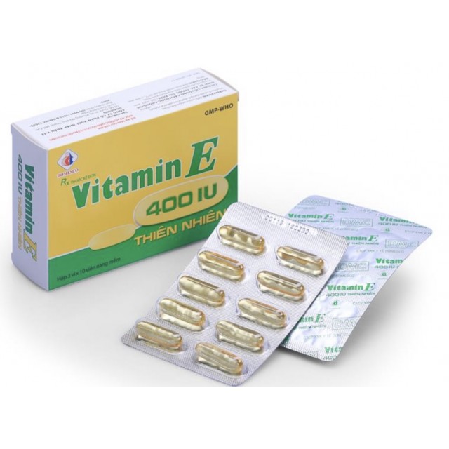 Vitamin E 400UI DMC H/10 vĩ x10 viên