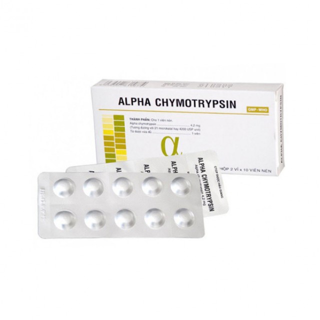 Alphachymotrypsin HG H/20 viên