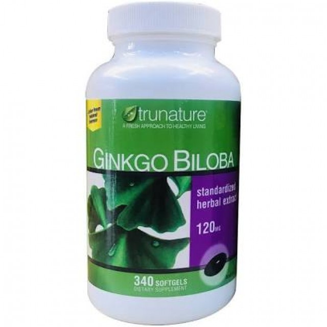 Ginkgo Biloba 120mg H/340 viên softgels viên bổ não, trị tiền đình, tăng trí nhớ
