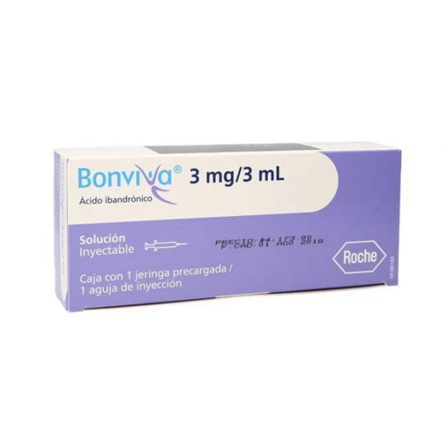 Bonviva 3Mg/3ML Inj H/1 bơm tiêm ( Thuốc tiêm loãng xương)