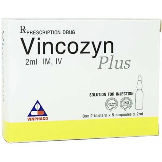 Vincozyn Plus Inj IV IM H/10 ống 2ml