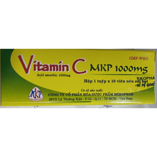 Vitamin C 1000 mg MKP T/10 viên