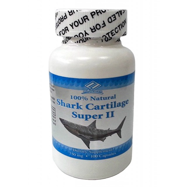 sụn vi cá mập Nu-Health Shark Cartilage Super II 100 viên