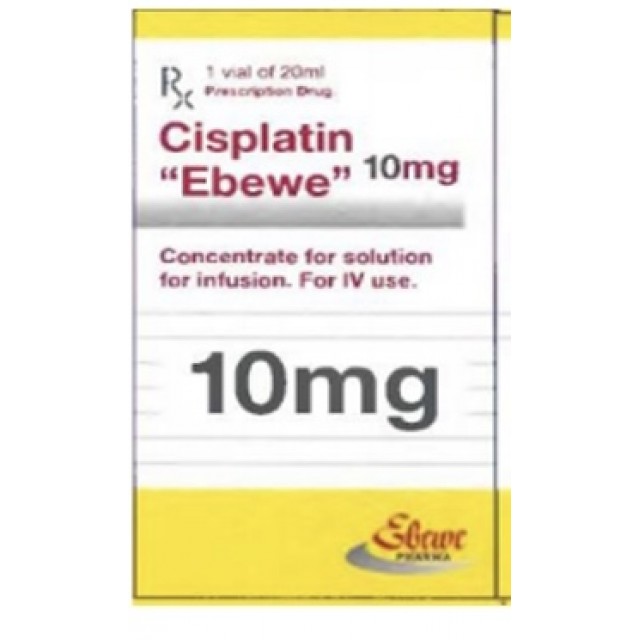 Cisplatin Ebewe 10 mg/20 ml H/1 Lọ