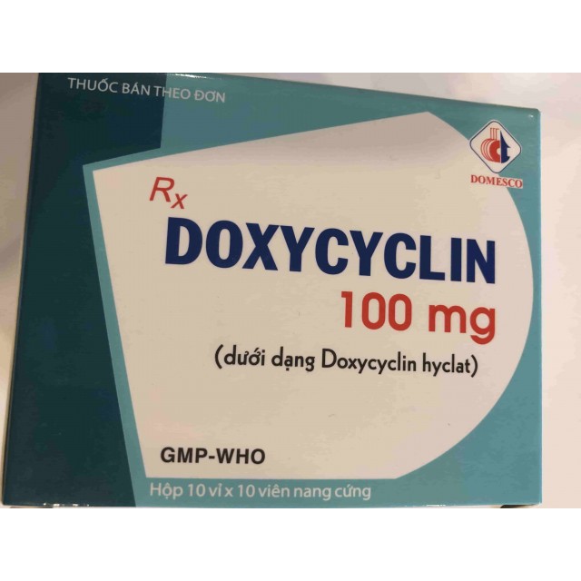 DOXYCYCLIN 100 mg DMC H/100 viên