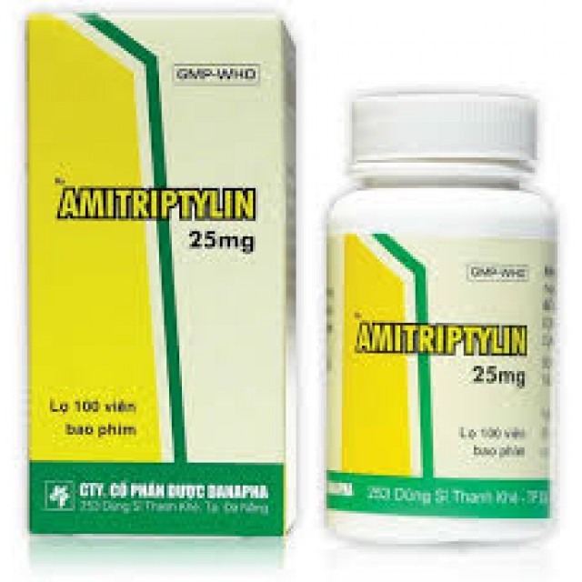 Amitriptylin 25mg Chai/100 viên