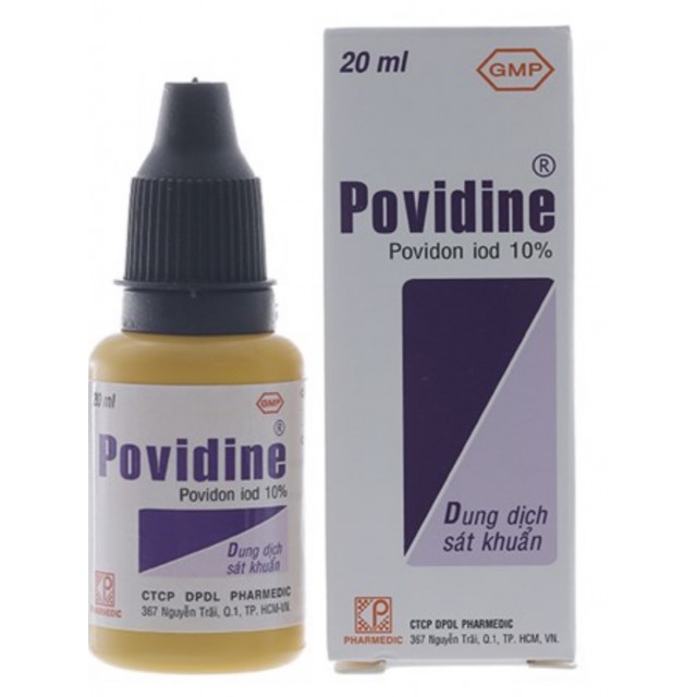 Povidine 10% 20ml (sát khuẩn)