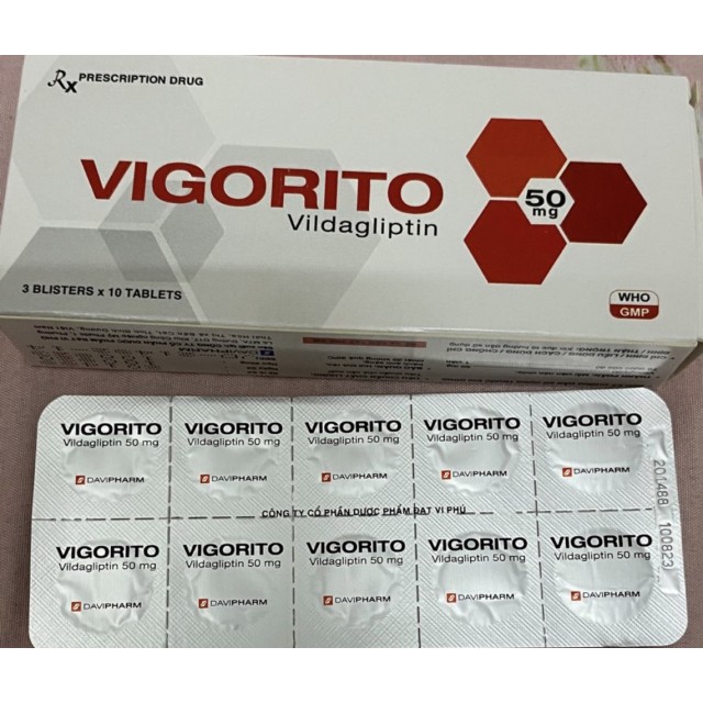 Vigorito 50Mg H/30 viên ( điều trị đái tháo đường)