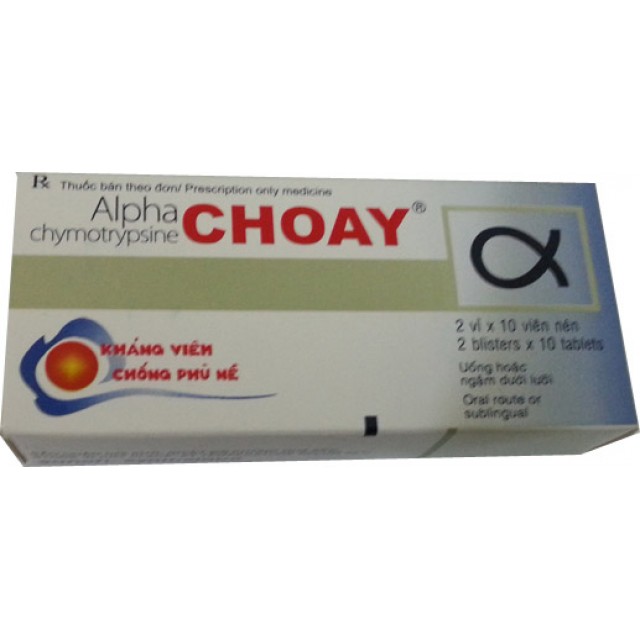 Alphachymotrypsine choay H/20 v
