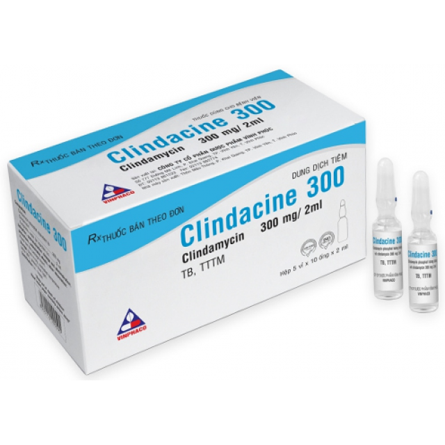 Clindamycin 300/2 ml H/5 ống