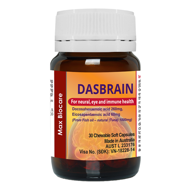 DASBRAIN H/30 viên ( dầu gan cá ngừ tự nhiên)