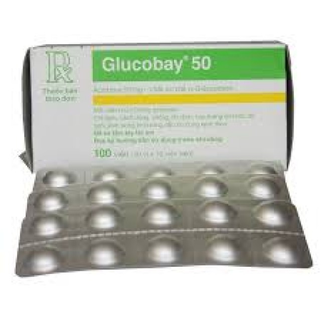 Glucobay 50 mg H/100 v