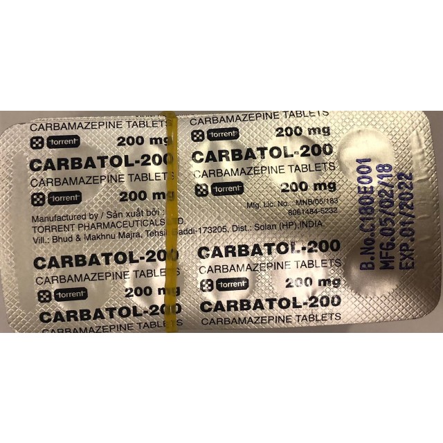 Carbatol-200 H/30 viên (trị động kinh)