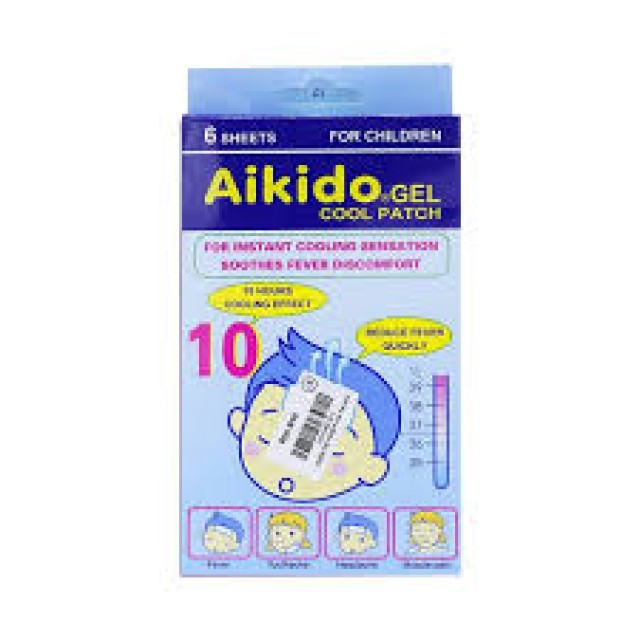Miếng dán Aikido - Hạ sốt, ngăn ngừa các cơn co giật ở trẻ
