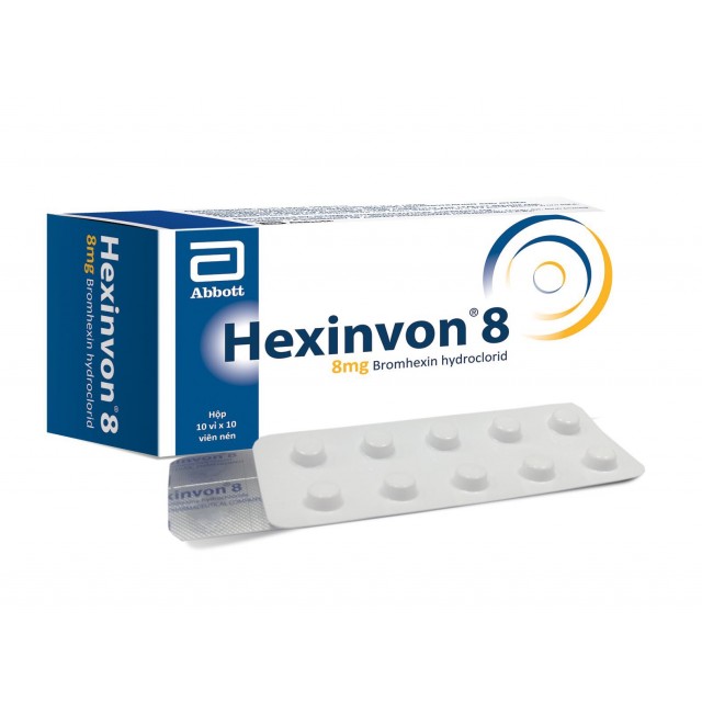 Hexinvon 8 mg H/100 viên vỉ