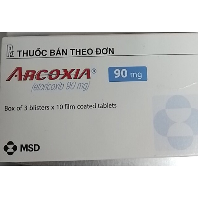 Arcoxia 90mg (etoricoxib 90mg) H/30 viên