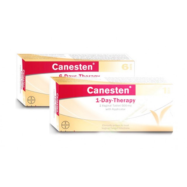 CANESTEN 500 mg H/1 v ( Clotrimazole 500 mg) viên nén đặt âm đạo