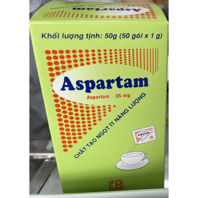 Aspartam 35mg H/50g (50 gói 1g) Đường ăn kiêng