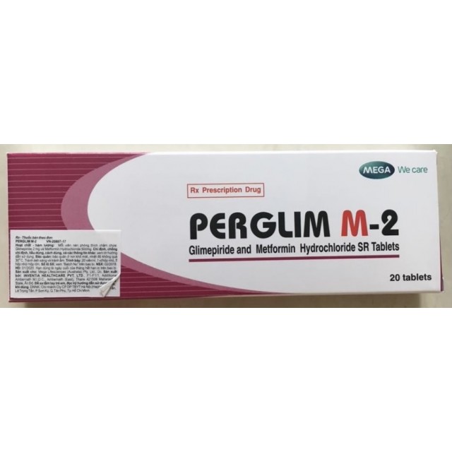 Perglim M-2 H/100 viên ( Thuốc điều trị bệnh tiểu đường type II)
