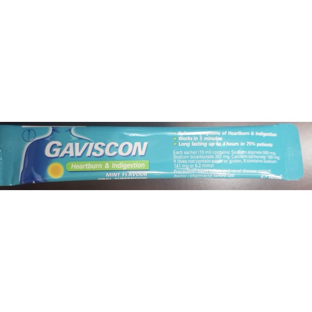Gaviscon H/24 gói chống trào ngược dạ dày – thực quản