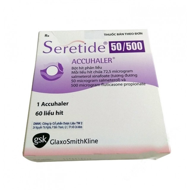 SERETIDE 50/500MCG H/60 liều hít