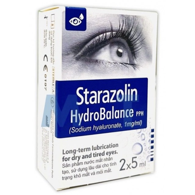 StaraZolin HYDROBALANCE H/2 chai 5 ml (NƯỚC MẮT NHÂN TẠO)
