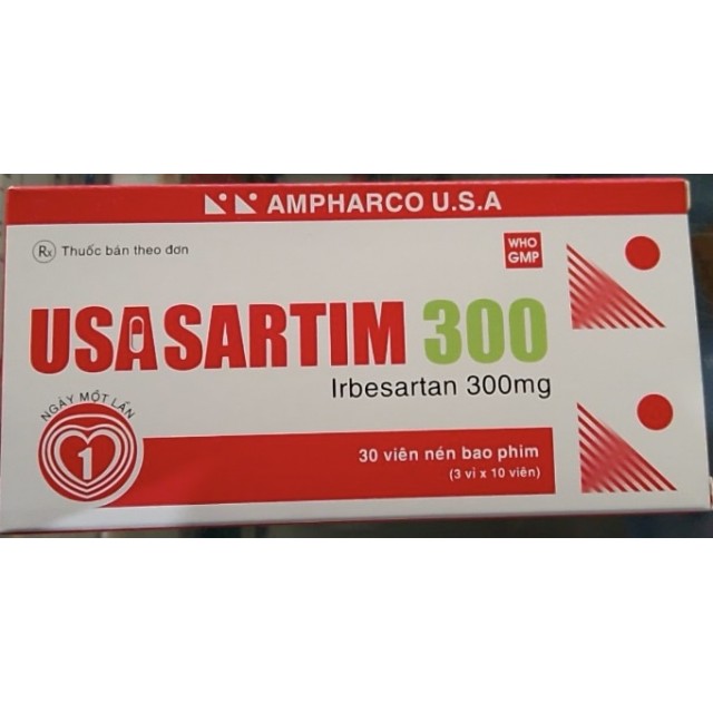 Usasartim 300mg H/30 viên (trị tăng huyết áp)