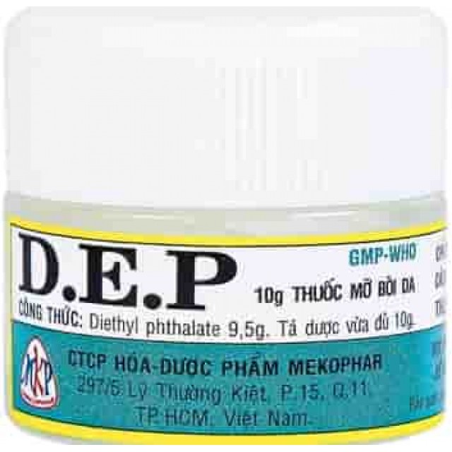 Thuốc mỡ D.E.P Mekophar điều trị ghẻ ngứa (10g) Lốc/10 chai