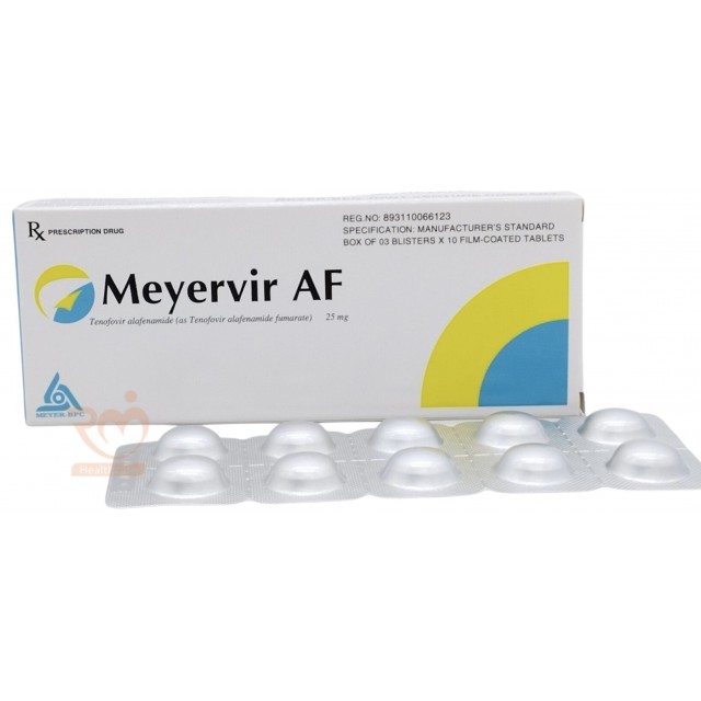 Meyervir AF H/30 viên (Điều Trị Viêm Gan B)