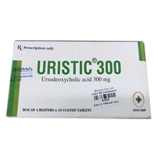 Uristic 300mg H/40 viên OPV (Thuốc điều trị xơ gan nguyên phát)