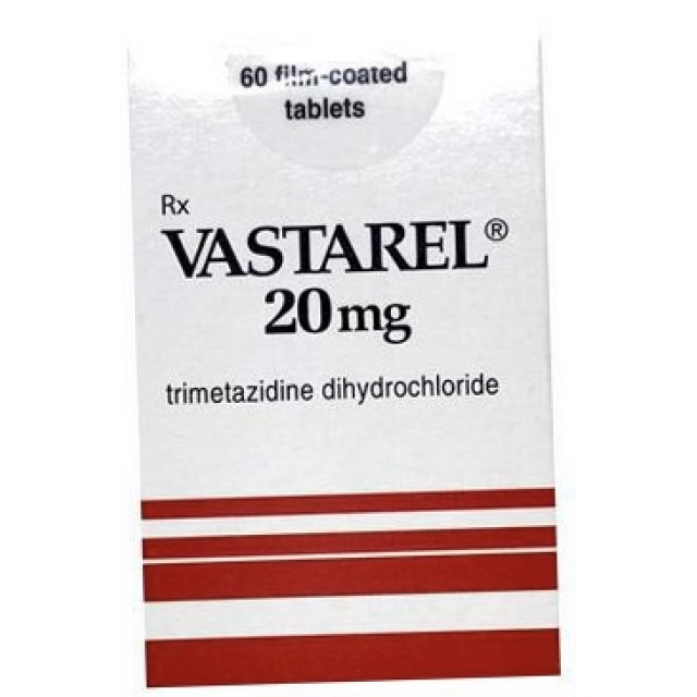 Vastarel 20mg H/60 viên  ( Thuốc trị đau thắt ngực)