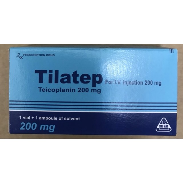 Tilatep (Teicoplanin 200mg) IV injection 