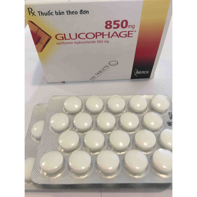 Glucophage 850 mg H/100 v