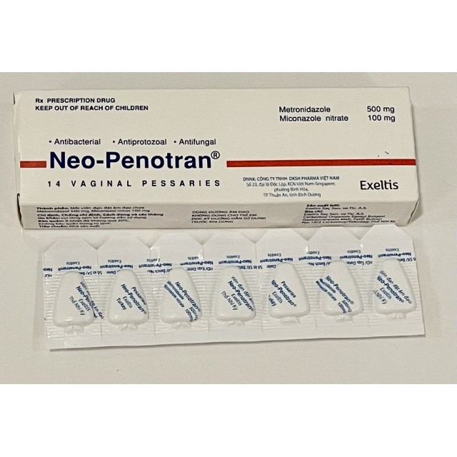 Neo-Penotran H/14 viên đặt âm đạo (trị bệnh nấm Candida âm đạo, viêm âm đạo)
